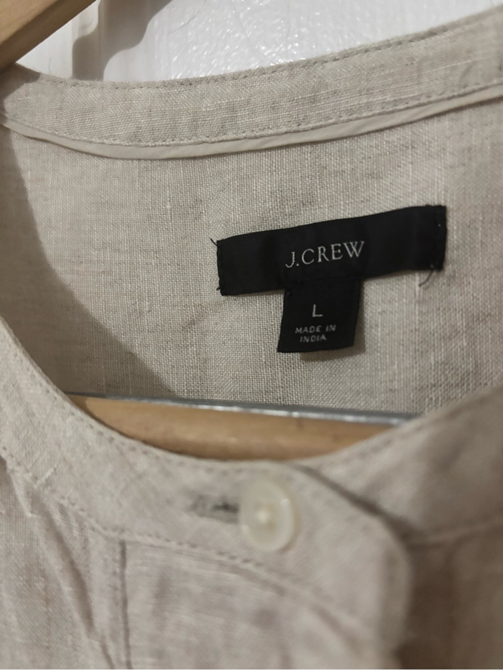 J. Crew Sleeveless Tie-Waist Linen Midi Dress - Cream - Picture 4 of 8